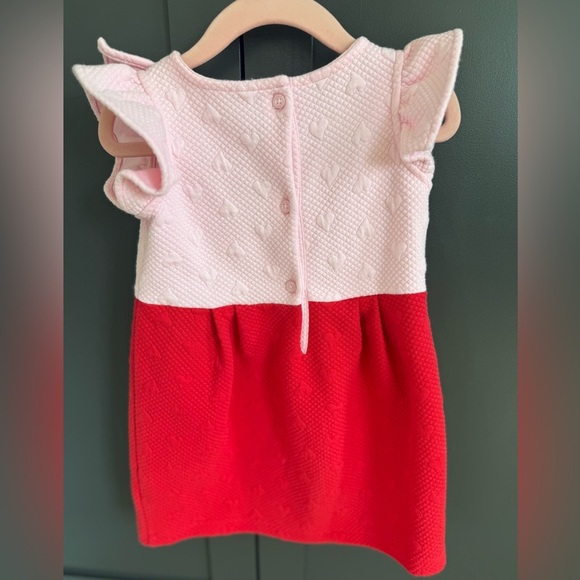 Janie and Jack Quilted Heart Colorblocked Dress • 2T - Picture 5 of 6